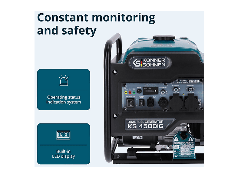Generador de energía - Könner & Söhnen KS 4500iG