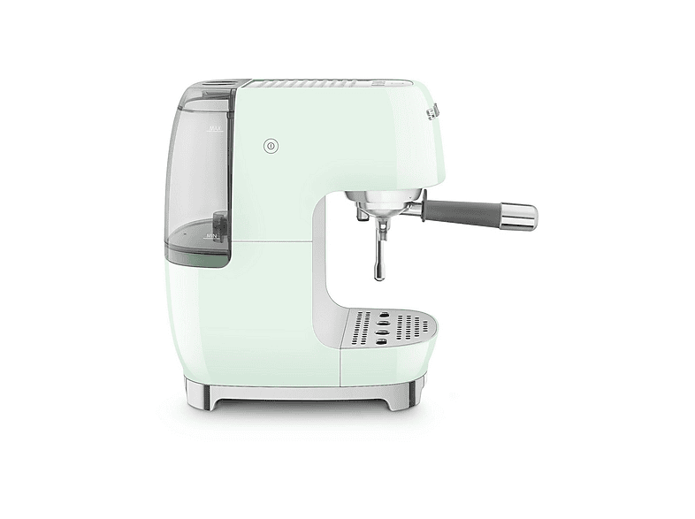 Cafetera espresso - Smeg ECF03PGEU, 15 bar, 1650 W, Verde pastel
