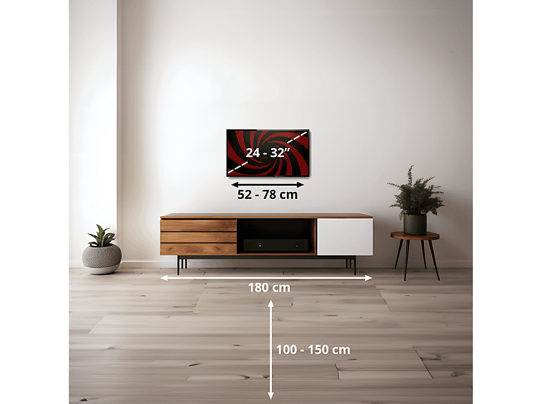 TV LED 27" - Samsung TU27F6005FKXSP, Full-HD, Hyper Real, Smart TV, Negro
