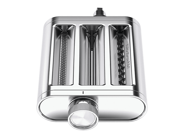 Accesorio robot de cocina - KitchenAid 5KSM3MPA, 8 Ajustes Grosor, Compatible con todos modelos de batidora amasadora KitchenAid, Acero inoxidable