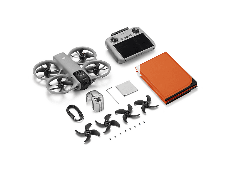 Dron - DJI Avata 360 (DJI RC 2), 64 megapixel, 23 min Autonomía, Visión 360°, Vídeo HDR en 8K/60 fps, Detección de Obstáculos Omnidireccional, Gris