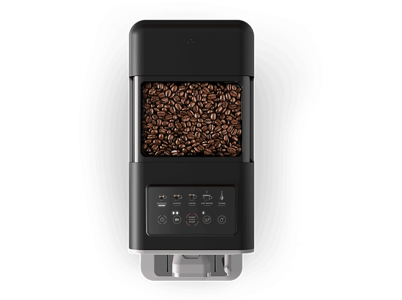 Cafetera superautomática - Krups My Coffee EA201B, 3 recetas de café, Táctil, Molinillo, Bandeja de goteo extraíble, Compacta, 15 bares, Gris