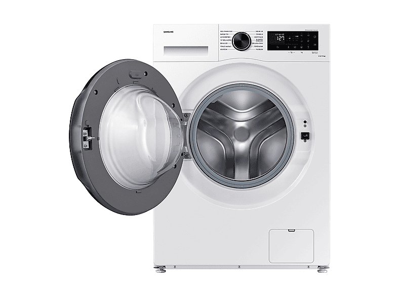 Lavadora secadora - Samsung WD90HG6U94BEU3, 9 kg de lavado, 6 kg de secado, 25 programas, Autodosificación, Wifi, Blanca
