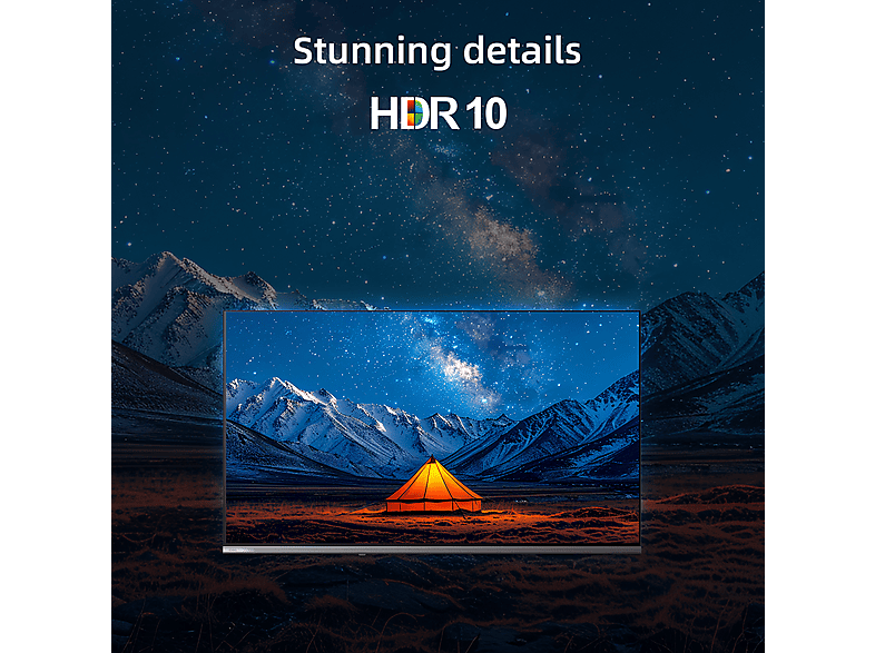 TV QLED 50" - Chiq U50QST, UHD 4K, Smart TV, DVB-T2 (H.265), Negro