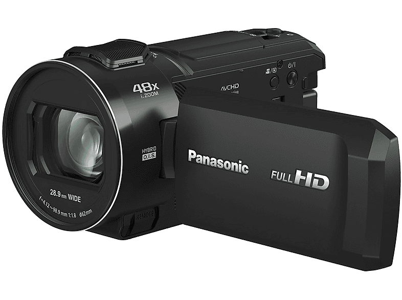 Cámara digital - Panasonic HC-V900, 8,29 megapixel, 1920 x 1080 píxeles, Negro