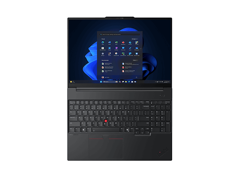 Portátil - Lenovo ThinkPad E16 Gen 3 (Intel), 16 " WUXGA, Intel Core Ultra 7, 255H, 16 GB RAM, 512 GB SSD, Onboard Graphics, Windows 11 Pro, Negro