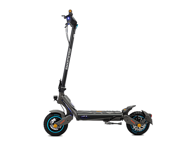 Patinete eléctrico - Smartgyro Rockway GL, Tipo 1 / VPL, Potencia nominal 600 W, 13.000 mAh, 25 km/h, IPX4, Negro