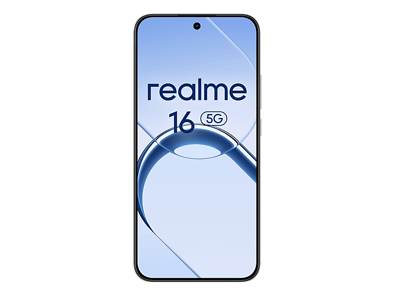 Móvil - Realme 16, Blanco, 256GB, 8GB RAM, 6.57" FHD FOLED, D6400 Turbo, 6550mAh
