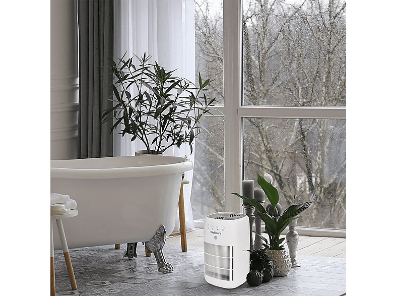 Deshumidificador - Northio DEQ10, 1 l, 15 m², Blanco