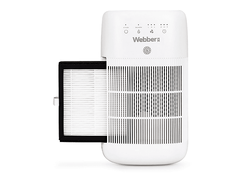 Deshumidificador - Northio DEQ10, 1 l, 15 m², Blanco