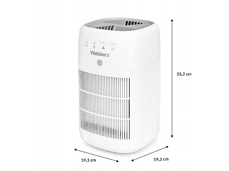 Deshumidificador - Northio DEQ10, 1 l, 15 m², Blanco