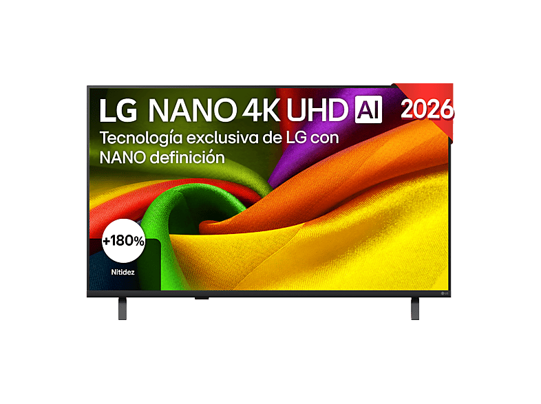 TV LED 43" - LG 43NU850B6LA, UHD 4K, Procesador Inteligente α7 AI Processor 4K Gen9, Smart TV, DVB-T2 (H.265), Negro