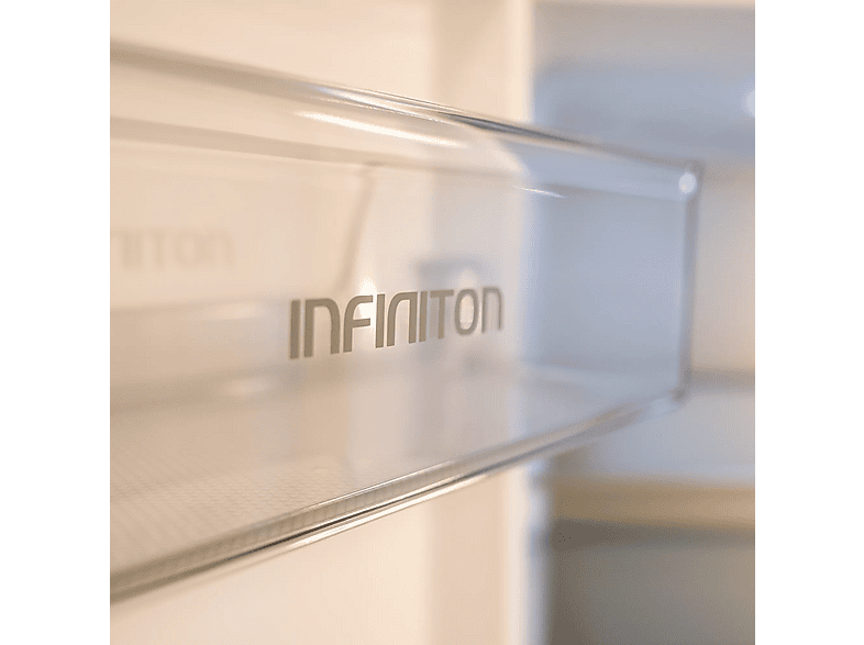 Frigorífico combi - Infiniton FGC-853C85XDM, No Frost, 186 cm Altura, 314l, Inverter, Función ECO, LCD Touch Control, Inox