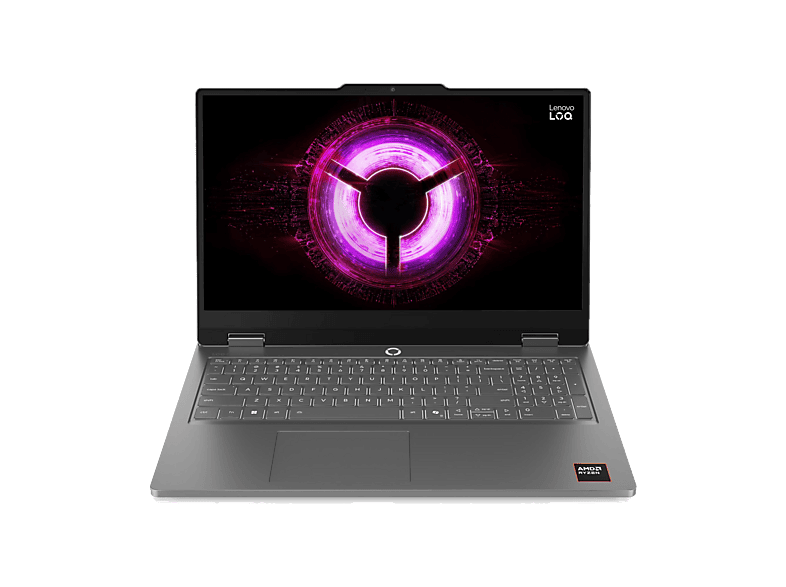 Portátil gaming - Lenovo LOQ Essential 15ARP11, 15.6" Full-HD, AMD Ryzen™ 7 170, 16GB RAM, 512GB SSD, GeForce RTX™ 5050, Sin sistema operativo, Gris