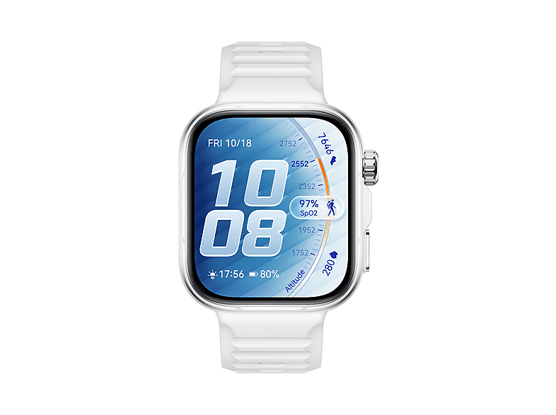 Smartwatch - Huawei Watch Fit 5 Pro, 48.77 mm, Correa 20 mm, 7 días Autonomía en Uso Típico, Pantalla AMOLED 1.92", Blanco
