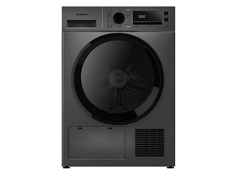 Secadora Bomba de Calor - Infiniton SD-BC1DDX, 10 kg, 16 programas, Dark Inox