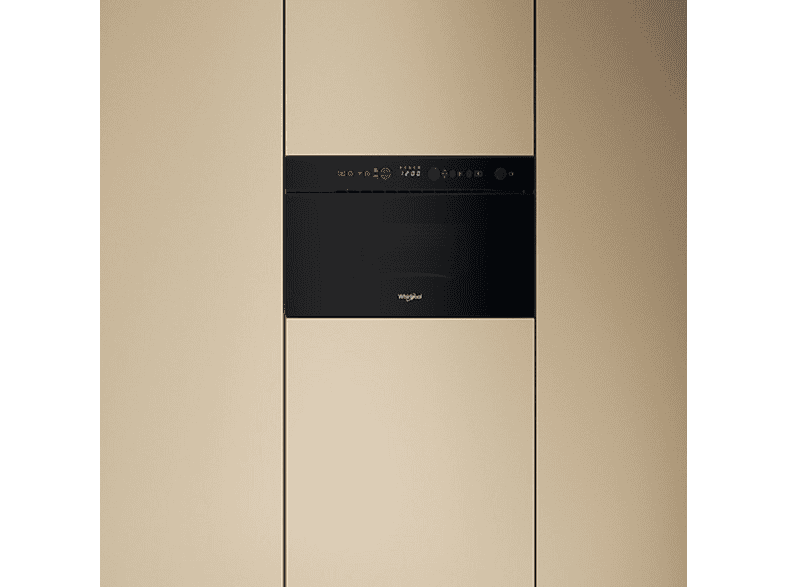 Microondas integrable - Whirlpool WMN14BB, 2000 W, 4 potencia, 22 l, Negro