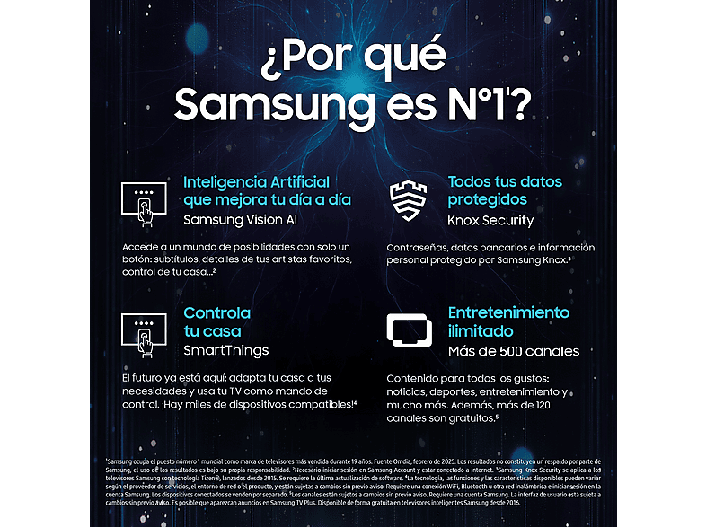 TV QLED 43" - Samsung TQ43Q8FAAU, UHD 4K, Smart TV, Gris