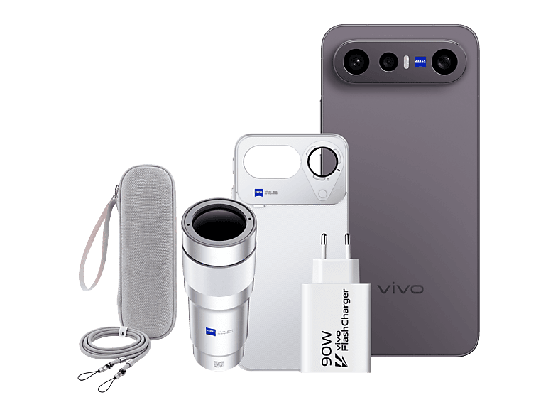 Móvil - Vivo Bundle X300 FE, Luxe Black, 512 GB, 12 GB RAM, 6.31" AMOLED, Snapdragon® 8 Gen 5 Mobile, 6500 mAh