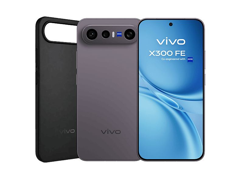 Móvil - Vivo Bundle X300 FE, Luxe Black, 512 GB, 12 GB RAM, 6.31" AMOLED, Snapdragon® 8 Gen 5 Mobile, 6500 mAh