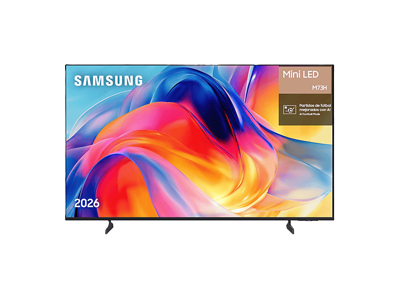 TV Mini LED 75" - Samsung TU75M73HAUXXC, UHD 4K, Mini LED Processor 4K, Smart TV, Full AI, Negro