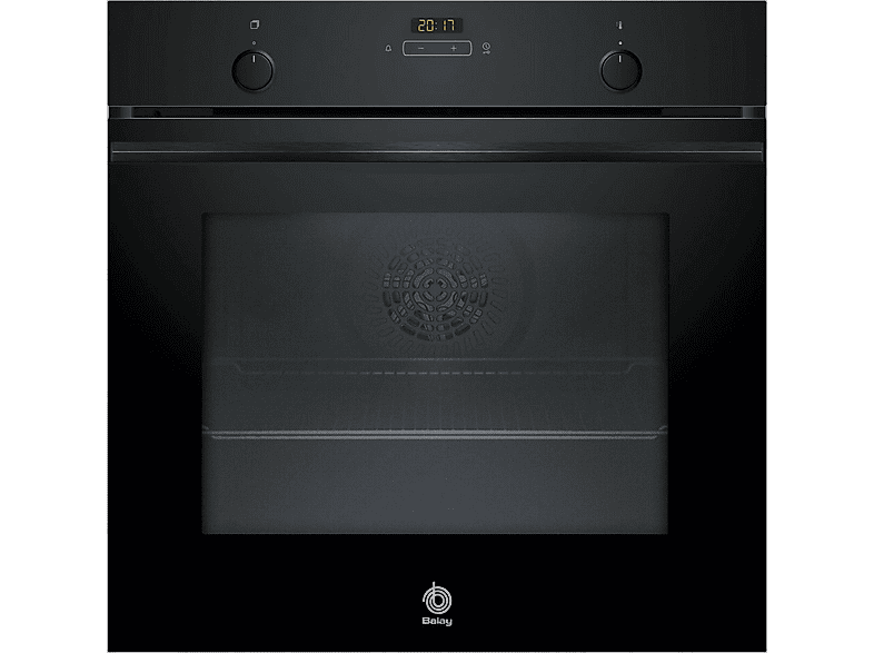 Horno multifunción - Balay BAL3HB5131N3, Integrado + Libre instalación, Hidrolítica, 71 l, 60 mm, Black