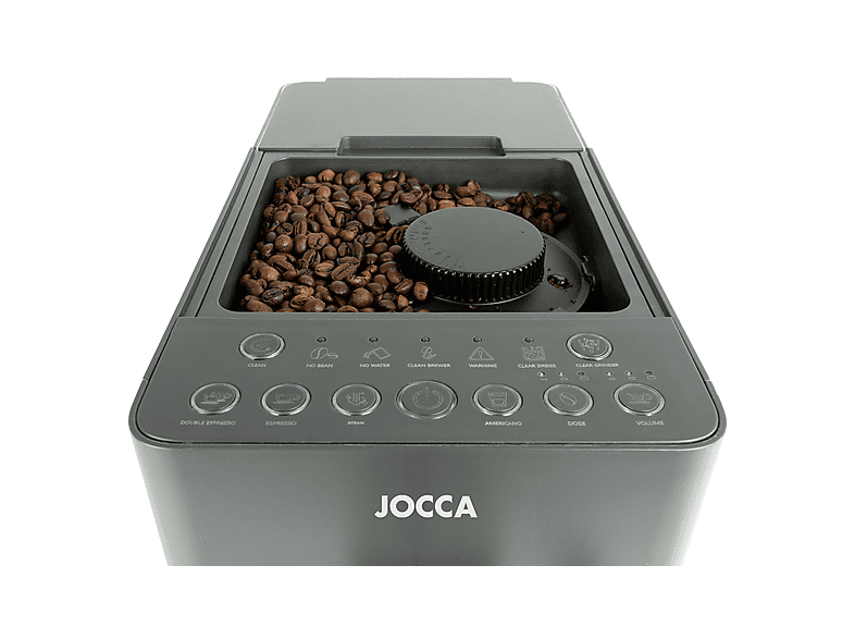 Cafetera superautomática - Jocca 2787, 20 bar, 1350 W, 2 Tazas, Negro