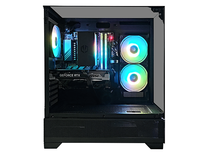 PC Gaming - Ibuypower Fighter Striker Lite, Ryzen 7 5700X, 16 GB RAM, 1 TB SSD, GeForce RTX™ 5060, Windows 11 Home, Negro