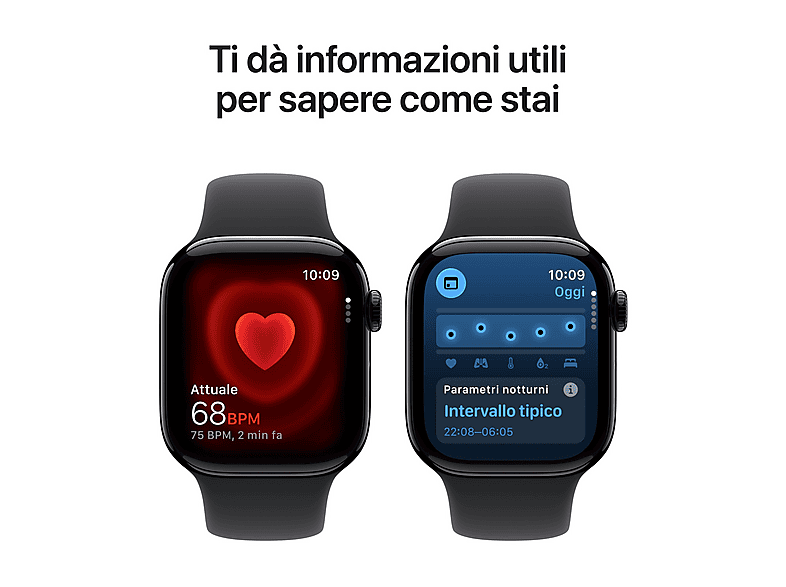 Apple Watch - Apple Watch Series 11, S/M, Aluminio, Negro