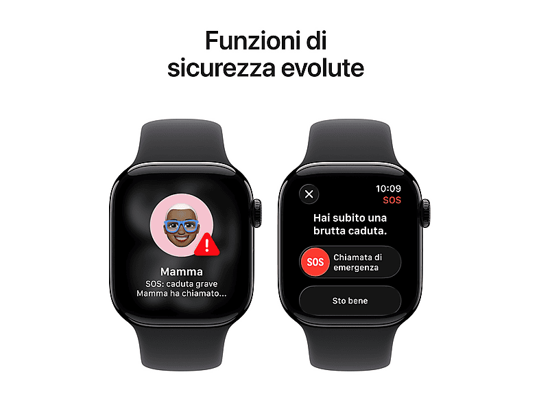 Apple Watch - Apple Watch Series 11, S/M, Aluminio, Negro