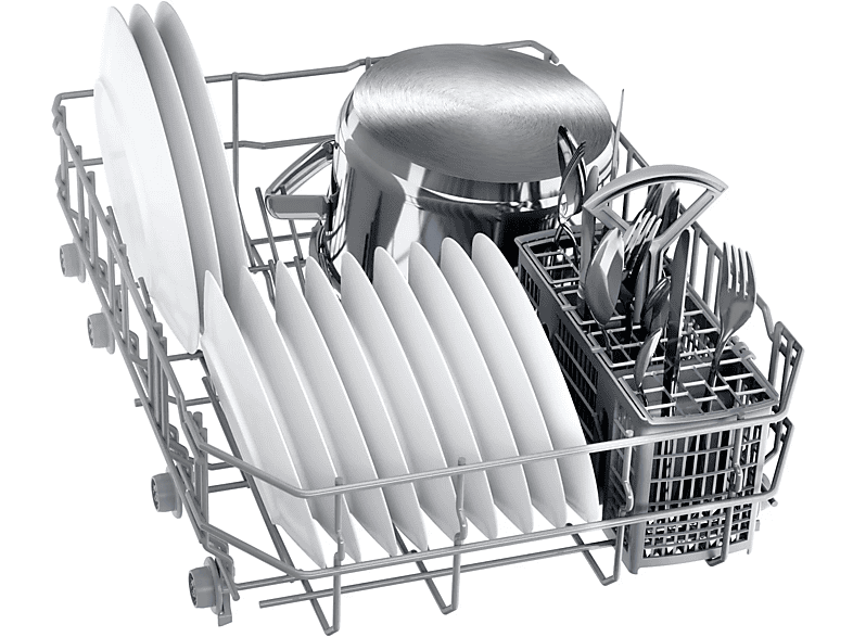 Lavavajillas - Bosch SPS2HKI55E, 10 servicios, 6 programas, Home connect, Extrasecado, Smart start, 45 cm, Acero inoxidable