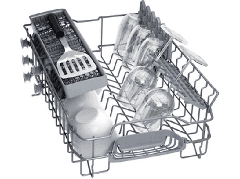 Lavavajillas - Bosch SPS2HKW55E, 10 servicios, 6 programas, 45 cm, Home connect, Smart start, Extra secado, Blanco