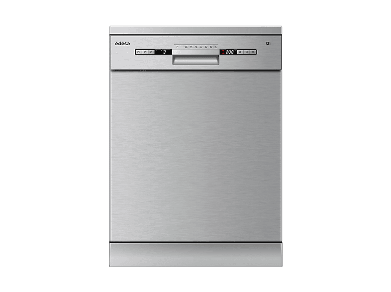 Lavavajillas libre instalación 60 cm - Edesa EDW-6230 X, 14 servicios, 7 programas, 59,8 cm, Acero inoxidable
