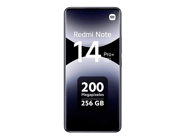 Smartphone - Xiaomi Redmi Note 14 Pro+ 5G, Midnight Black, Móvil HyperOS, 256 GB, 12 GB RAM, 6,67 " AMOLED, Snapdragon® 7s Gen 3 Mobile Platform