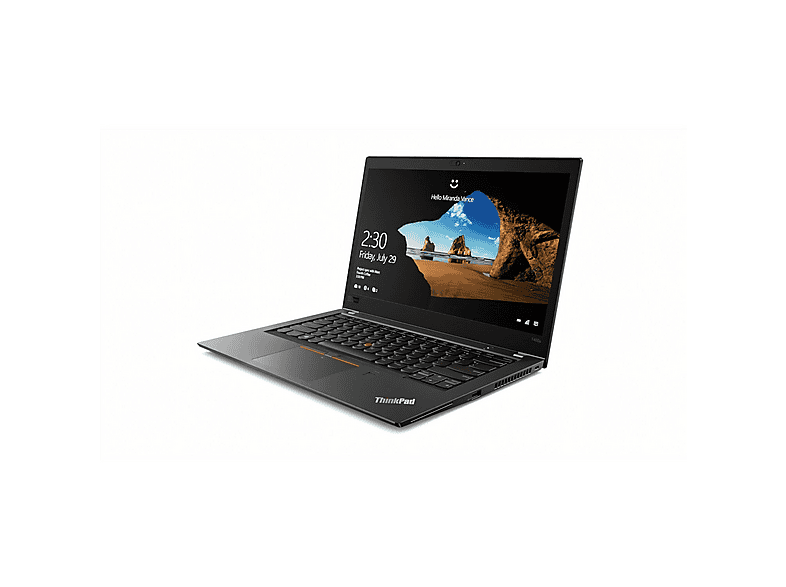 Portátil - Lenovo T480s, 14 ", Intel i5-8350U, 16 GB RAM, 256 GB SSD, HD Graphics, Windows 11, Gris