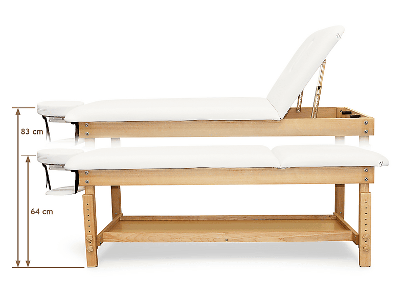 Camilla de masaje - Wellcore WLLC1179-RX3, para Piernas, Blanco