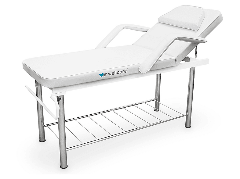 Camilla de masaje - Wellcore WLLC1176-BL, para Piernas, Blanco
