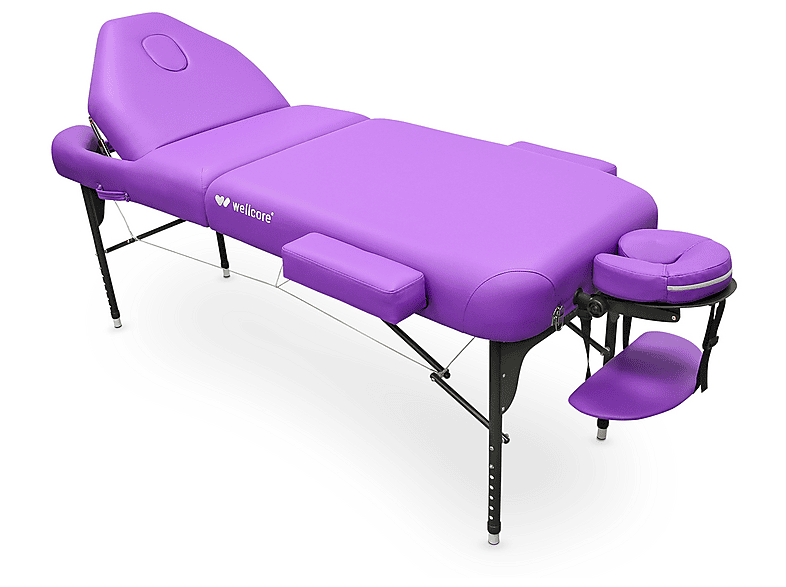 Camilla de masaje - Wellcore WLLC1170-MO, para Piernas, Morado