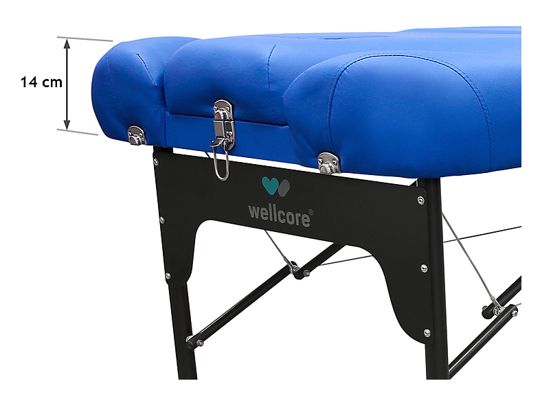 Camilla de masaje - Wellcore WLLC1170-MO, para Piernas, Morado