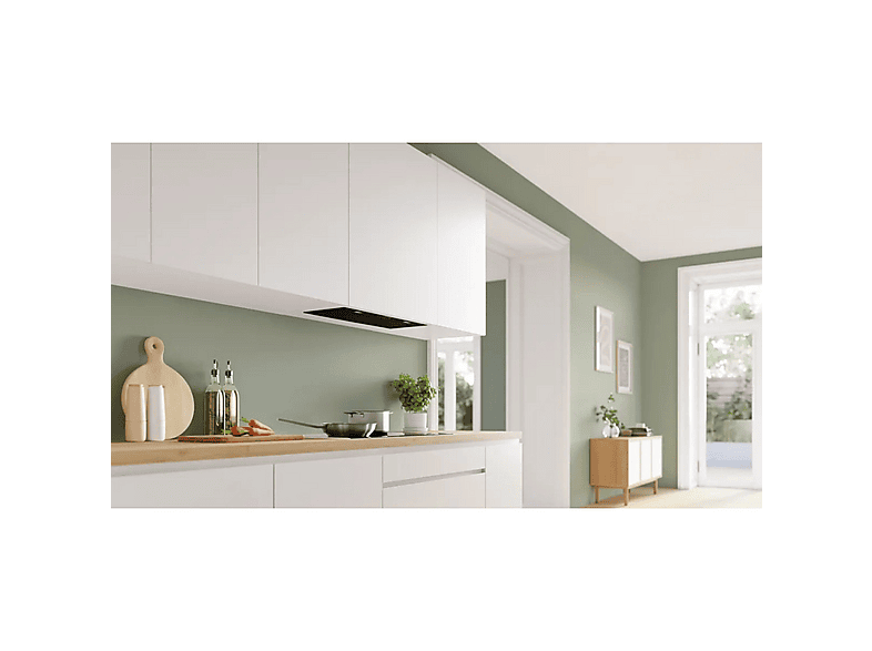 campana grupo filtrante - Bosch DLN78PC60, 3 velocidades, 590 m³/h, 700 mm, Negro