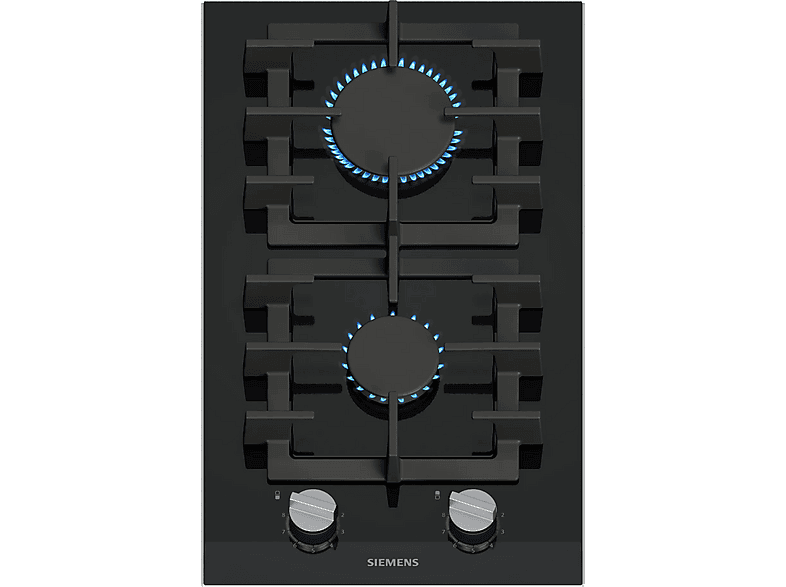 Placa de gas - Siemens iQ700 ER3A6BI40, 2 zone(s) zonas, 302 mm, Negro