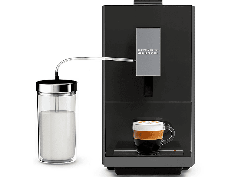 Cafetera superautomática - Grunkel DREAMCAFPRESSO, 20 bar, 1350 W, Black