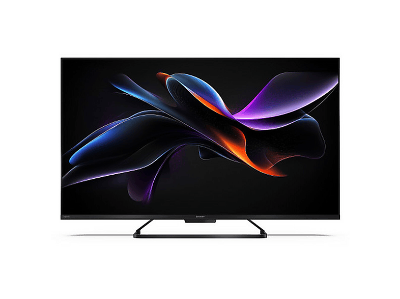 TV QLED 43" - Sharp 43HR7265E, QLED 4K, Smart TV, DVB-T2 (H.265), Negro
