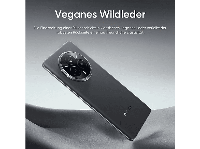 Smartphone - Realme 14 Pro 5G, Gris, Móvil Android, 256 GB, 8 GB RAM, 6,77 ", Dimensity 7300 Energy, 6000 mAh