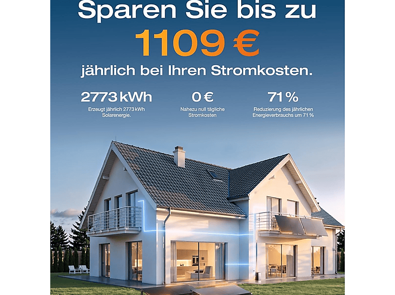 Kit solar - Ecoflow STREAM Ultra con 4 Smart Plugs, 2300 W