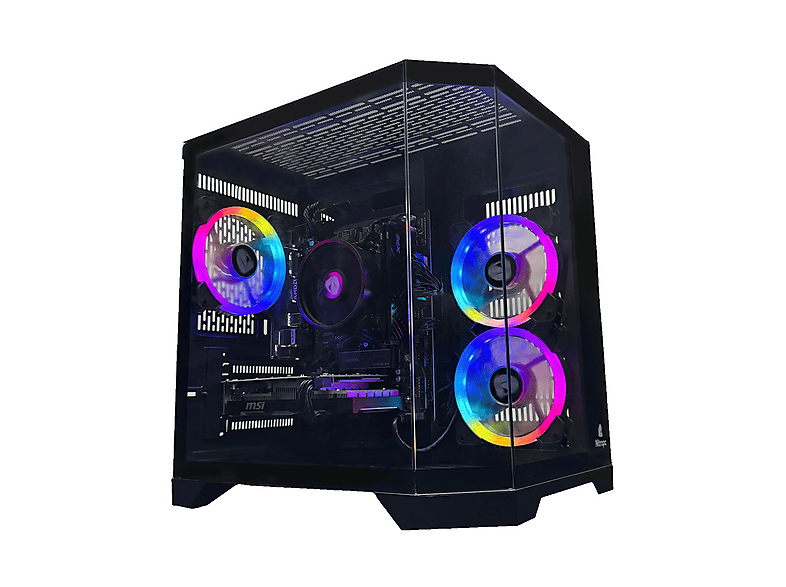 PC Gaming - Nitropc Avanzado, R7 5700X, 16 GB RAM, 1 TB SSD, GeForce RTX™ 5060, Windows 11 Pro, Negro