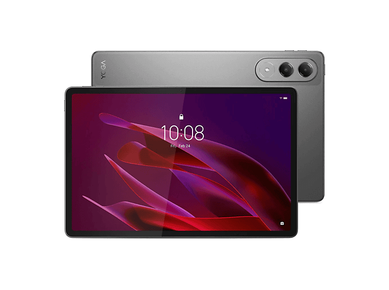 Tablet - Lenovo Yoga tab, 256 GB, Gris, 11,1 " 3.2K, 12 GB RAM, Qualcomm Snapdragon 8 Gen 3 (4 nm), Tablet Android
