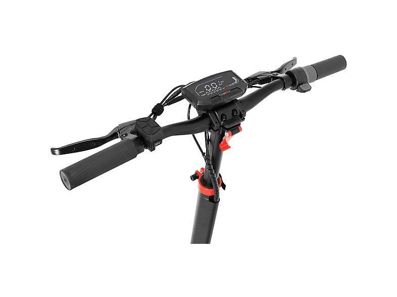 Patinete eléctrico - Zwheel ZWolf, Pot. máx. 1000 W, Carga máx. 120 kg, 50 km autonomía, 15000 mAh, Combinación gris/rojo