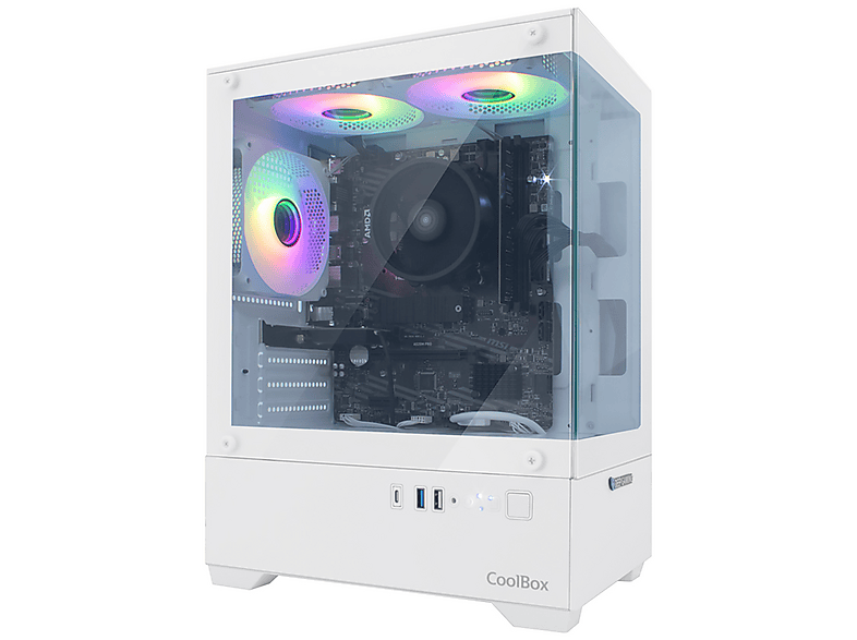 PC Gaming - Deepgaming SPECTRE, 5500GT, 32 GB RAM, 1 TB SSD, Radeon™ RX Vega 7, Windows 11 Pro, Blanco