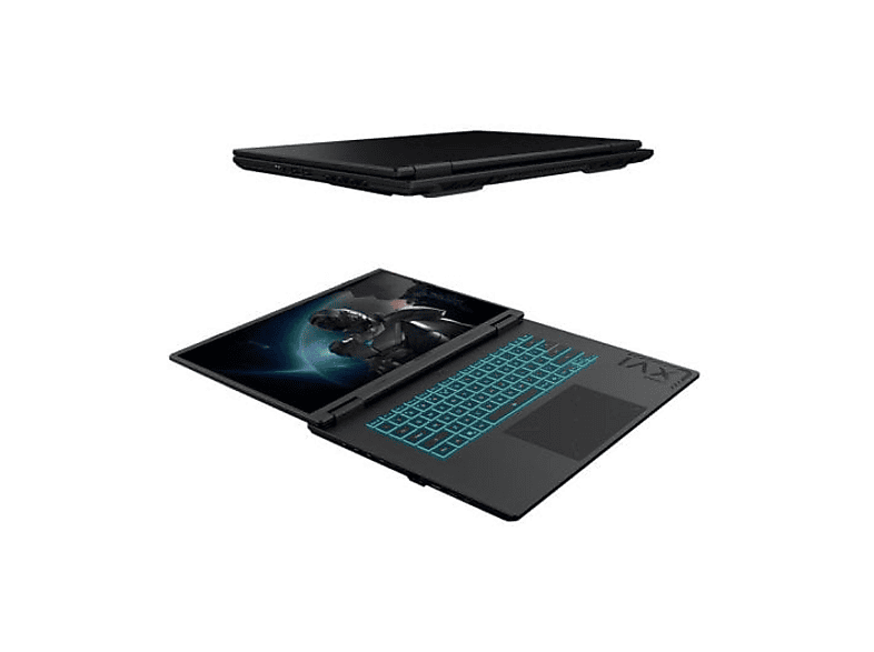 Portátil Gaming - Gigabyte GAMING A16 3WHK3PT864SD, AMD Ryzen 260, 32 GB RAM, 1 TB mSSD, GeForce RTX™ 5070, FreeDOS (Sin sistema operativo), Negro